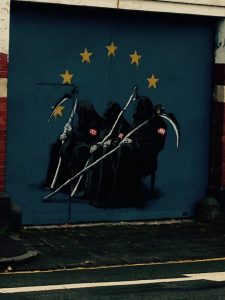 Banksy on North Street - the Troika